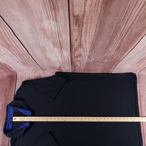 Greyson Mens XXL Black Pima Cotton Modal Short Sleeve Golf Polo Shirt Stretch - Picture 12 of 13